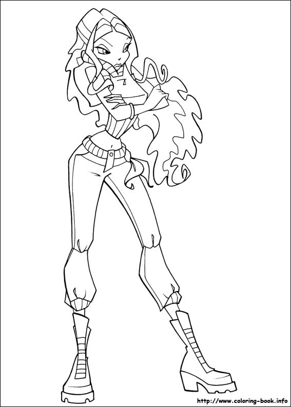 Winx Club coloring picture